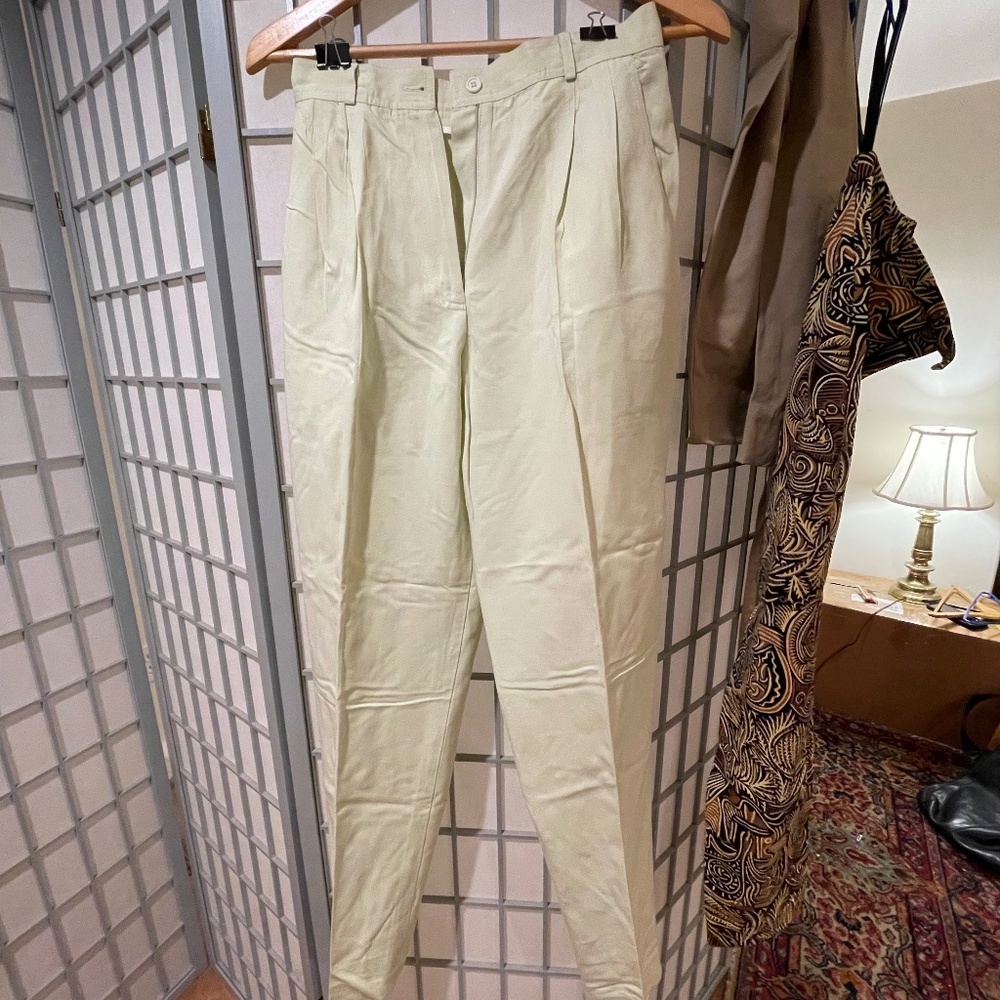 KAREN KANE Trouser W 4 Vintage USA Pale Green